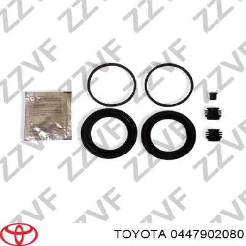 Zestaw naprawczy zacisku hamulcowego przedniego Toyota 0447902080 cena, od 6,26 USD