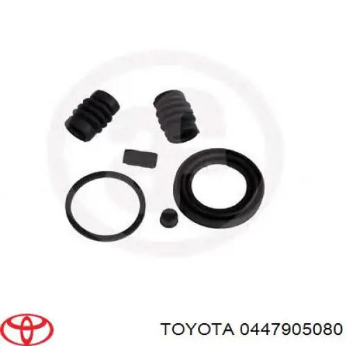 0447905080 Toyota Zestaw naprawczy zacisku hamulcowego tylnego
