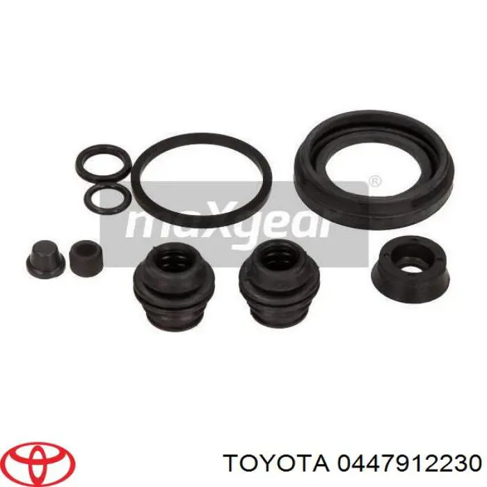 Zestaw naprawczy zacisku hamulcowego tylnego Toyota 0447912230 cena, od 8,29 USD