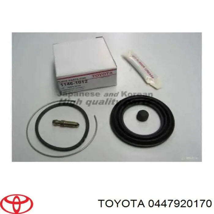 Zestaw naprawczy zacisku hamulcowego przedniego Toyota 0447920170 cena, od 8,32 USD
