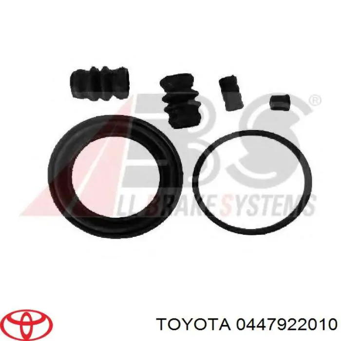 0447922010 Toyota Zestaw naprawczy zacisku hamulcowego przedniego