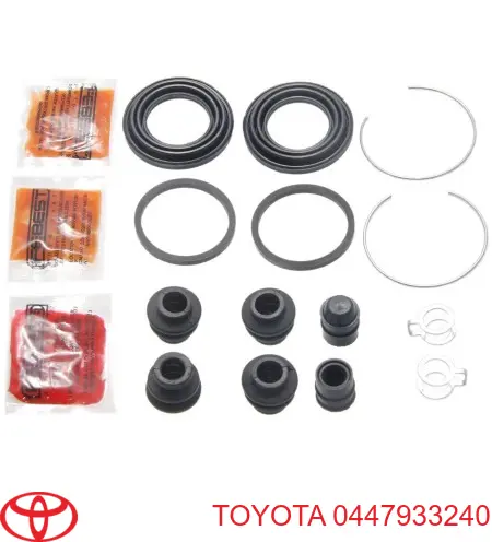 0447933240 Toyota zestaw naprawczy zacisku hamulcowego tylnego