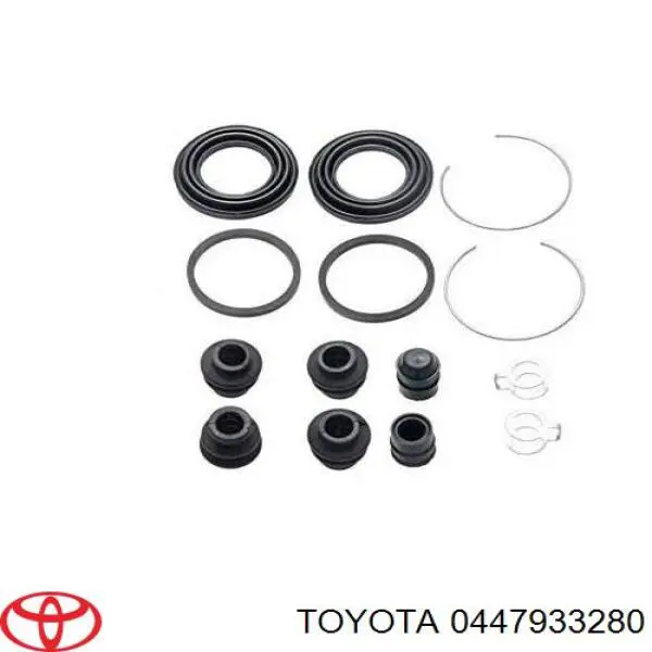 0447933280 Toyota Zestaw naprawczy zacisku hamulcowego tylnego