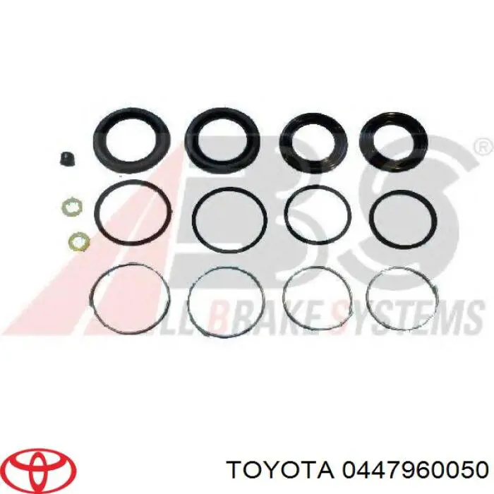 Zestaw naprawczy zacisku hamulcowego przedniego Toyota 0447960050 cena, od 11,12 USD