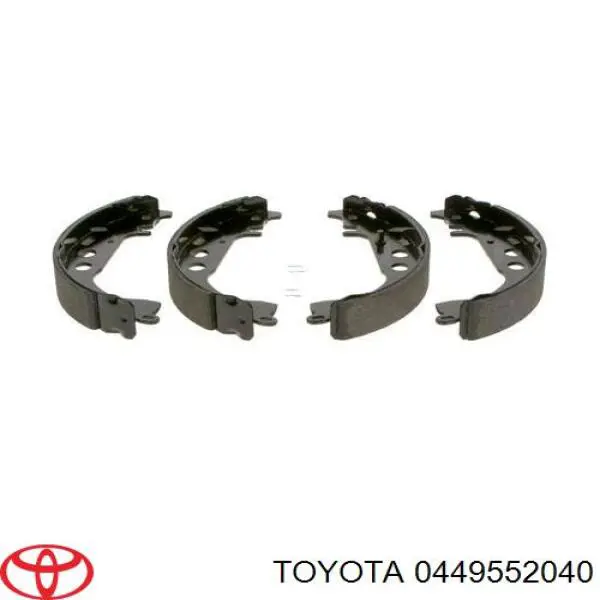 0449552040 Toyota Klocki hamulcowe tylne bębnowe