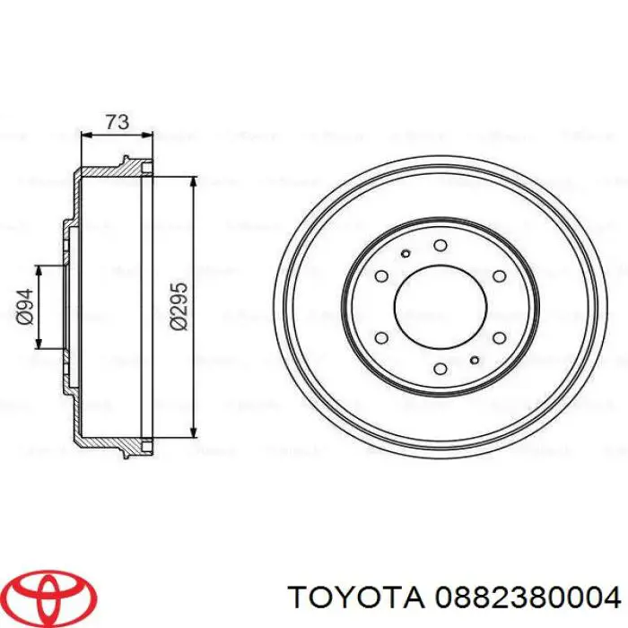 Do koszyka 0882380004 Toyota Płyn hamulcowy