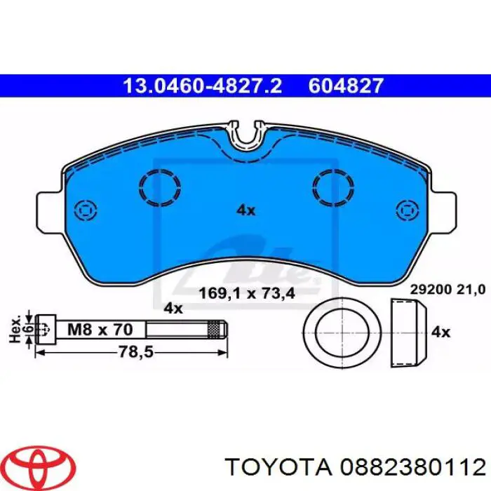 Płyn hamulcowy Toyota 0882380112 cena, od 12,20 USD