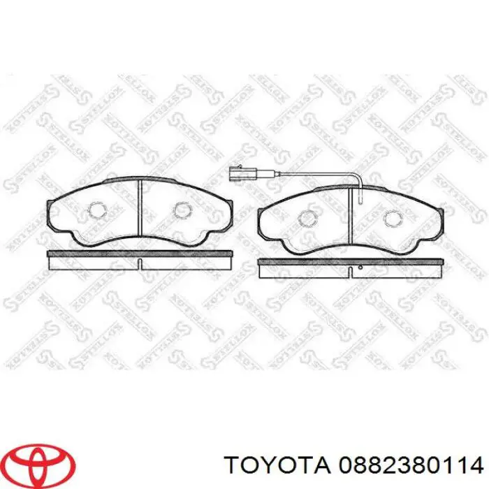 0882380114 Toyota Płyn hamulcowy
