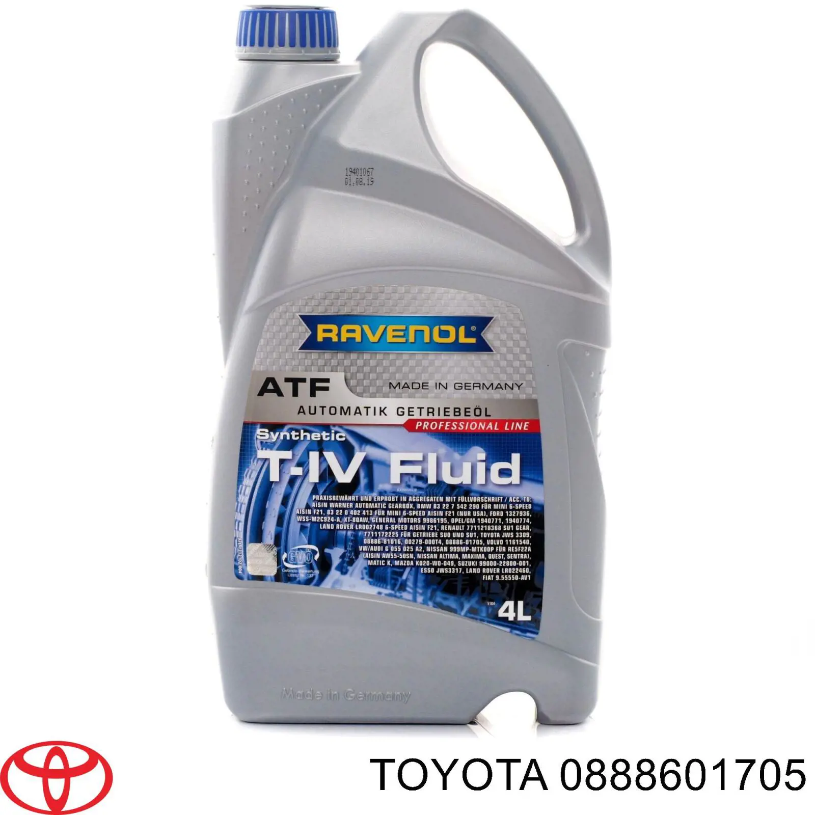 Do koszyka 0888601705 Toyota Olej przekładniowy