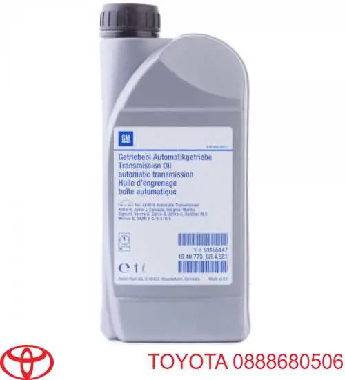 Do koszyka 0888680506 Toyota Olej przekładniowy