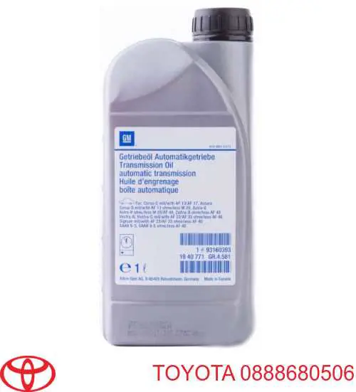 Olej przekładniowy 0888680506 Toyota