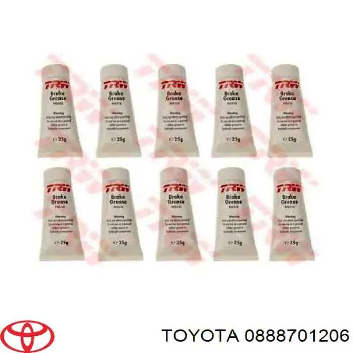 0888701206 Toyota Smar do prowadnic zacisków