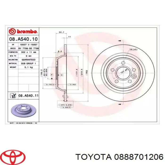 Smar do prowadnic zacisków Toyota 0888701206 cena, od 6,60 USD