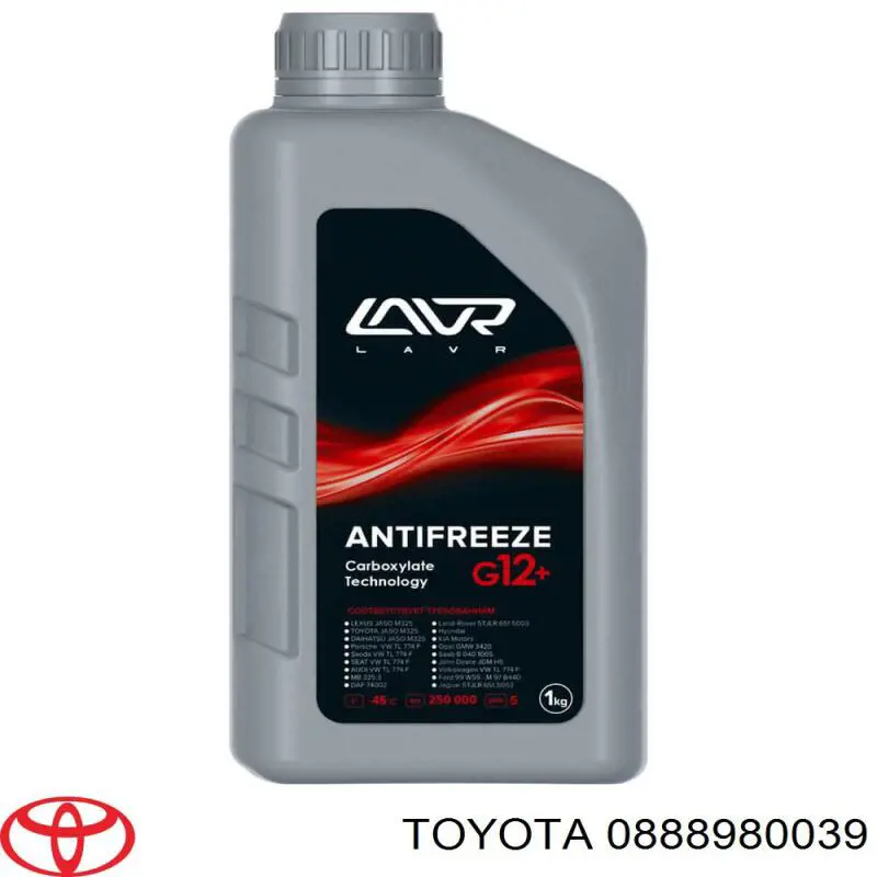 Ciecz chłodząca 0888980039 Toyota
