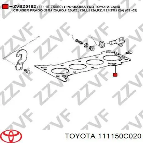 Do koszyka HG9026S NIPPON MOTORS Uszczelka głowicy cylindrów