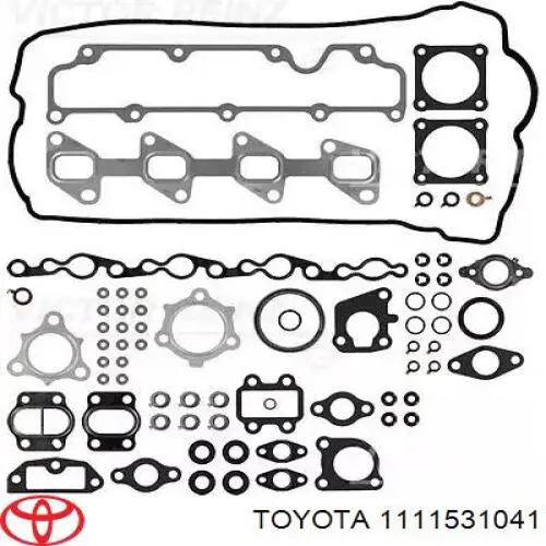 Uszczelka głowicy cylindrów prawa Toyota 1111531041 cena, od 48,72 USD