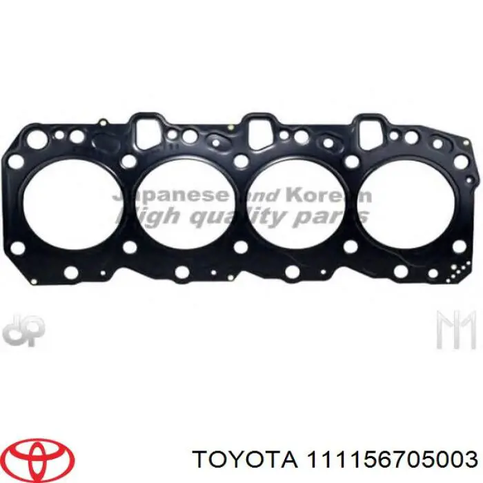 Do koszyka 111156705003 Toyota Uszczelka głowicy cylindrów