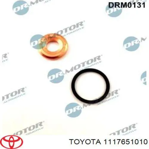 Pierścień uszczelniający wtryskiwacza Toyota 1117651010 cena, od 4,06 USD
