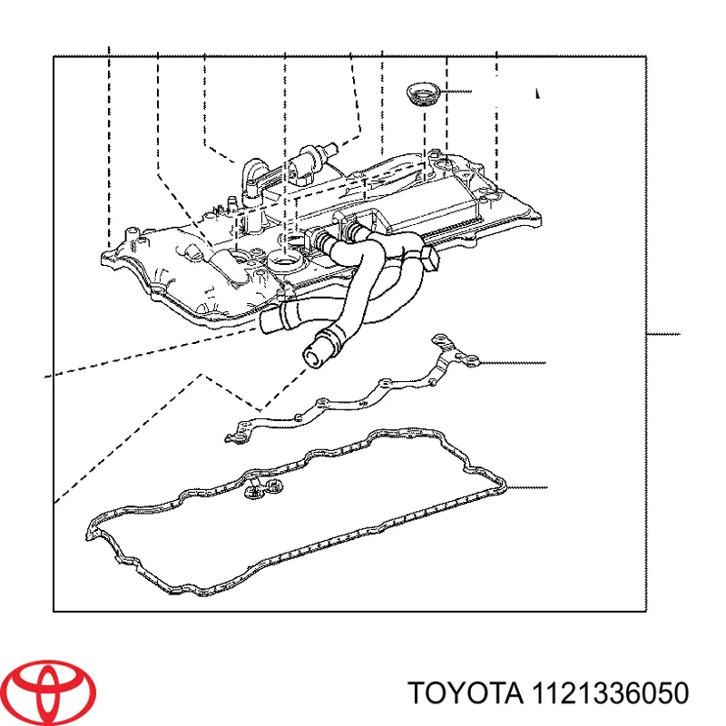 Uszczelka korka wlewu oleju Toyota 1121336050 cena, od 14,40 USD