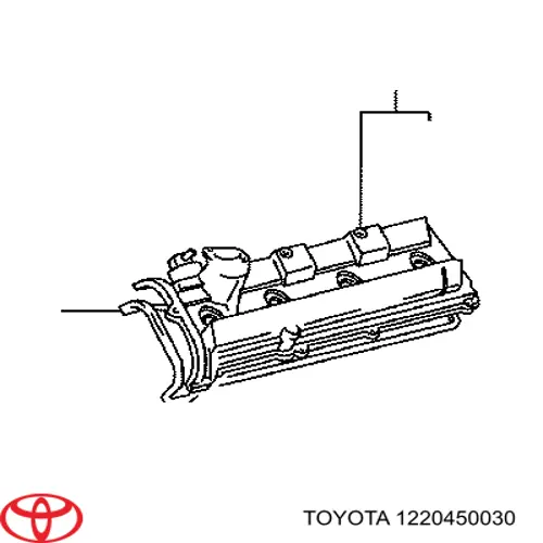 Zawór PCV odpowietrzający silnik Toyota 1220450030 cena, od 23,65 USD