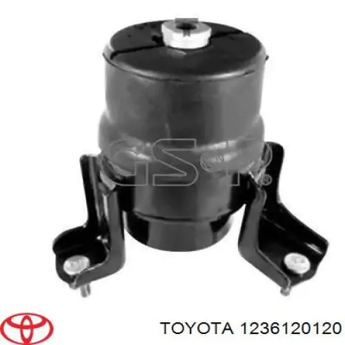 Do koszyka 1236120120 Toyota Poduszka (podpora) silnika przednia
