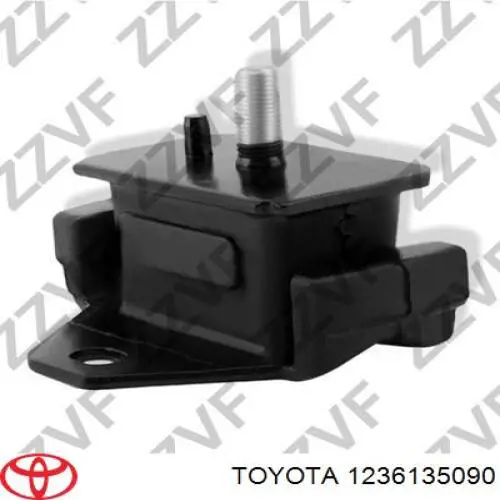 Do koszyka Poduszka (podpora) silnika lewa Toyota Hilux  N