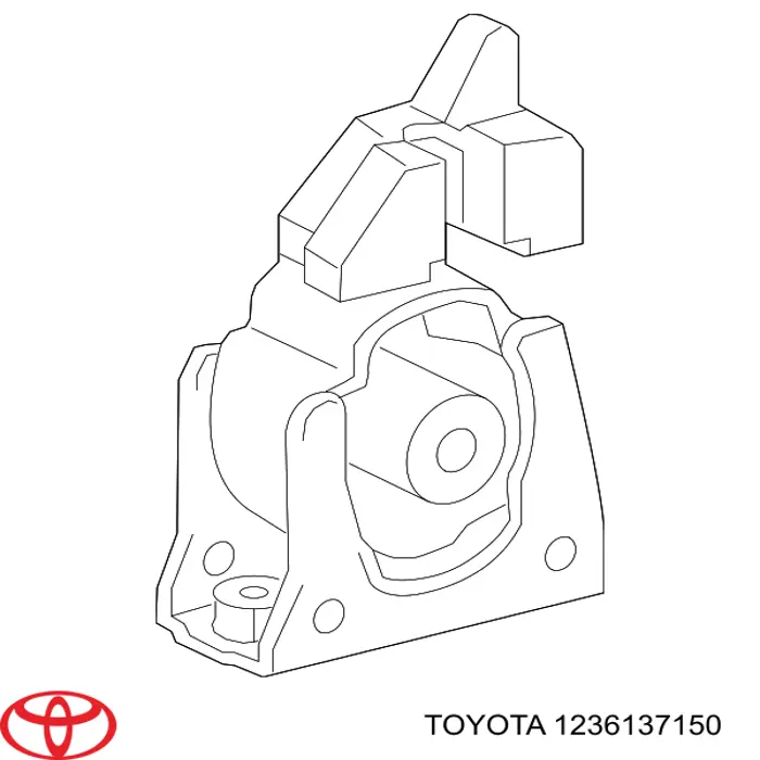 Poduszka (podpora) silnika przednia Toyota 1236137150 cena, od 108,13 USD