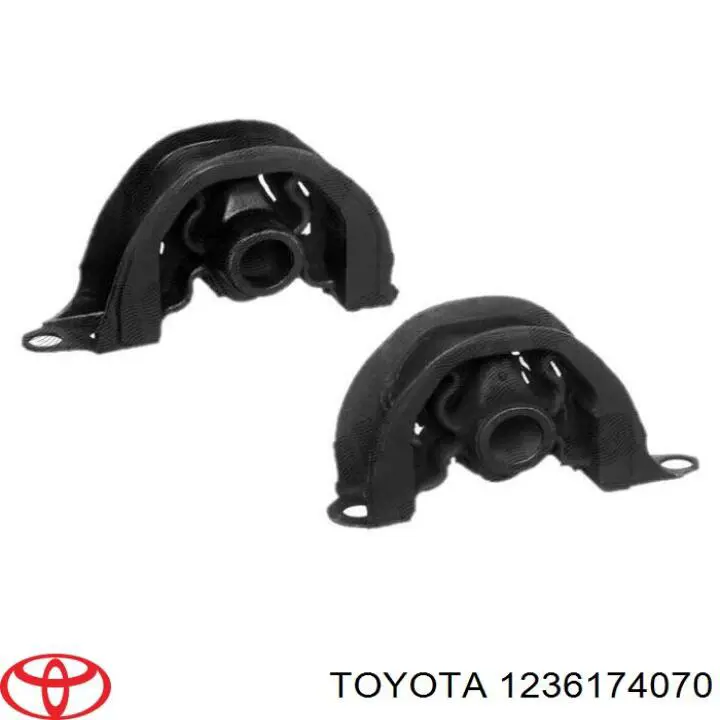 Do koszyka 1236174070 Toyota Poduszka (podpora) silnika przednia