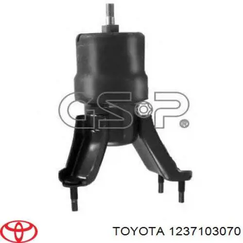 Poduszka (podpora) silnika tylna Toyota 1237103070 cena, od 56,51 USD