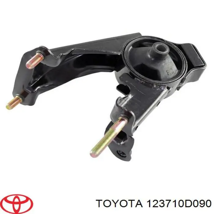 123710D090 Toyota Poduszka (podpora) silnika tylna