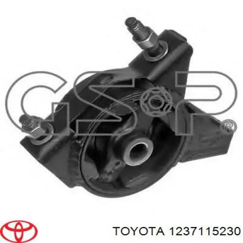 Poduszka (podpora) silnika tylna Toyota 1237115230 cena, od 16,06 USD
