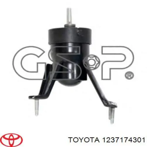 Do koszyka 1237174301 Toyota Poduszka (podpora) silnika tylna