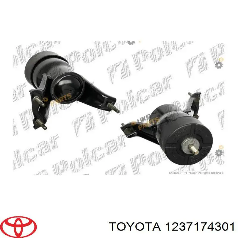 Poduszka (podpora) silnika tylna 1237174301 Toyota