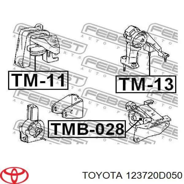 Do koszyka 123720D050 Toyota Poduszka (podpora) silnika lewa