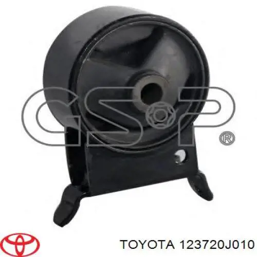 Do koszyka 123720J010 Toyota Poduszka (podpora) silnika lewa