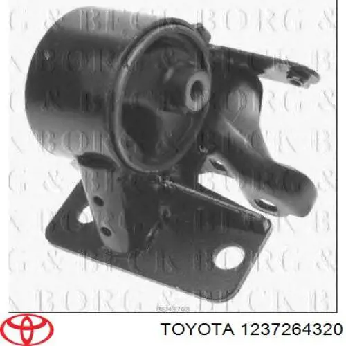 1237264320 Toyota Poduszka (podpora) silnika lewa