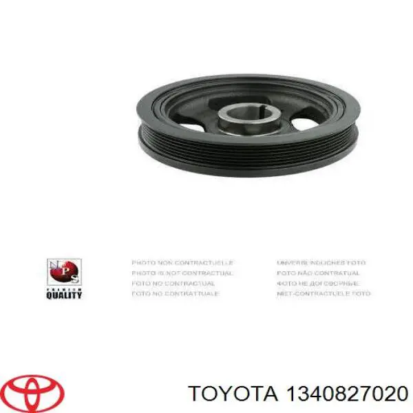 Do koszyka 1340827020 Toyota Koło pasowe wału korbowego
