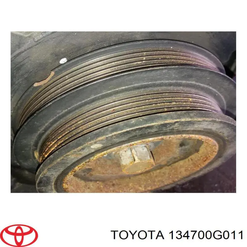 Do koszyka 1347027010 Toyota Koło pasowe wału korbowego