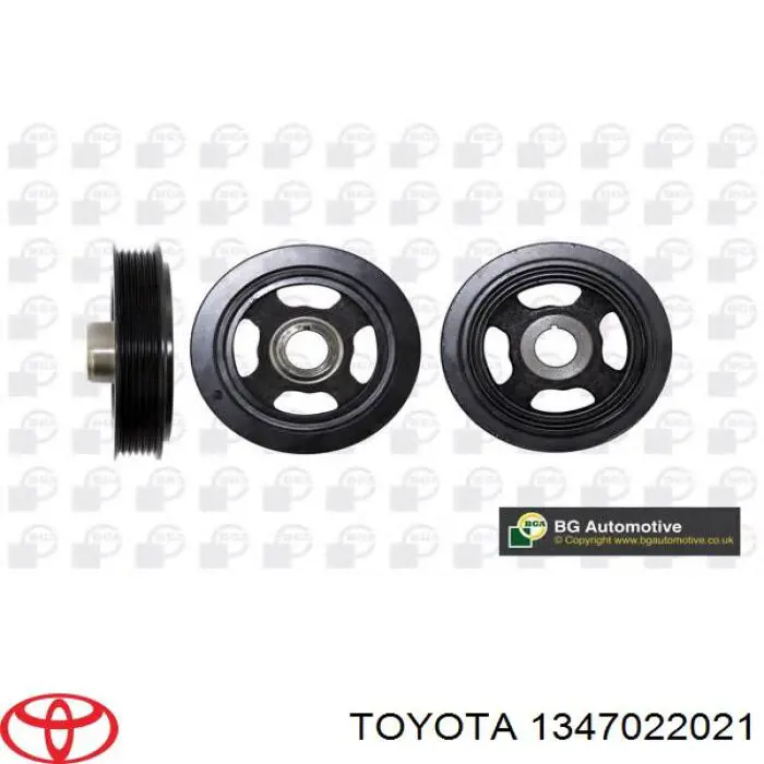 Do koszyka 1347022021 Toyota Koło pasowe wału korbowego