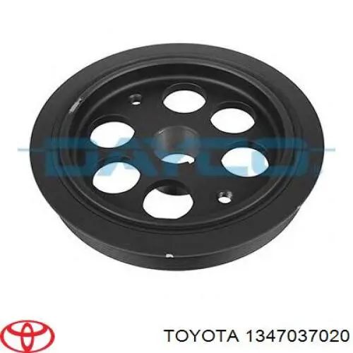 Koło pasowe wału korbowego Toyota 1347037020 cena, od 69,29 USD