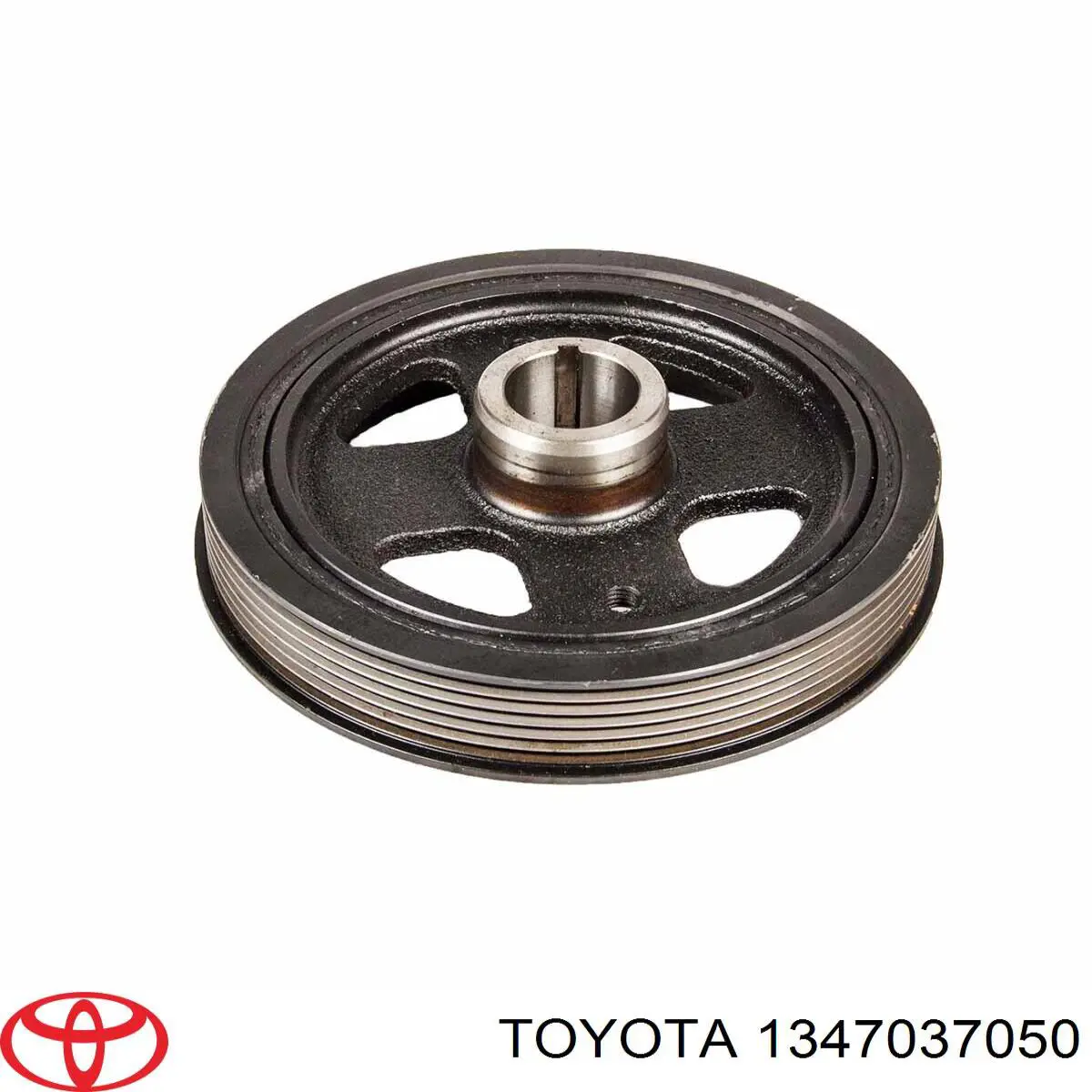 1347037050 Toyota Koło pasowe wału korbowego