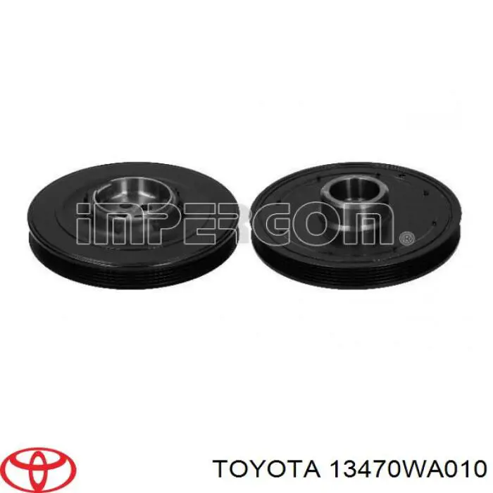 Do koszyka 13470WA010 Toyota Koło pasowe wału korbowego