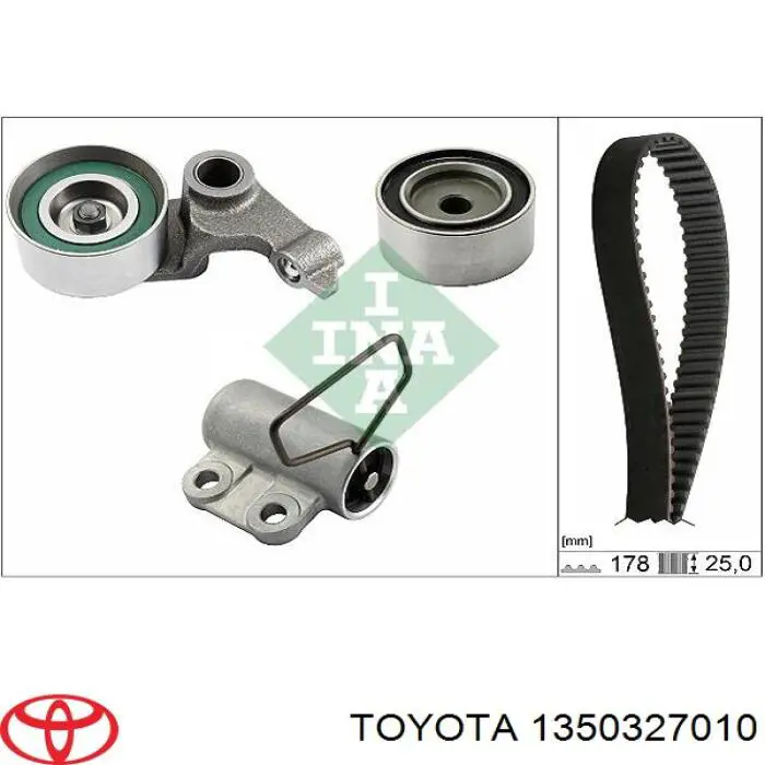 Do koszyka 1350327010 Toyota Rolka prowadząca kierunkowa paska rozrządu