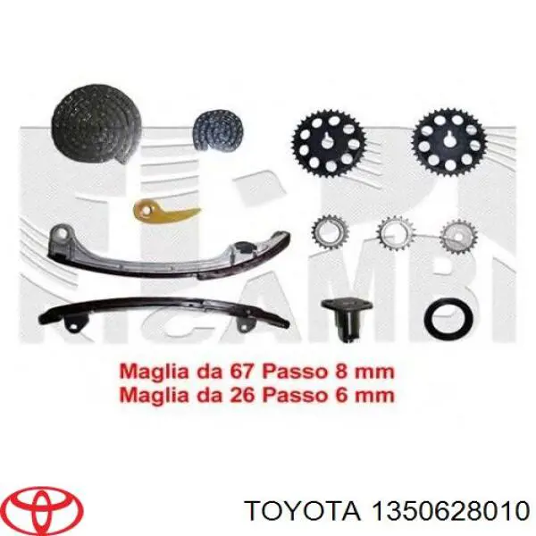 Łańcuch rozrządu Toyota 1350628010 cena, od 100,19 USD