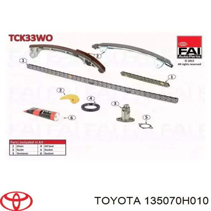 135070H010 Toyota łańcuch rozrządu