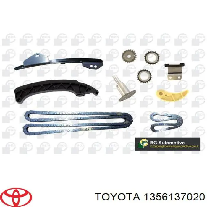 1356137020 Toyota Tłumik drgań łańcucha rozrządu, lewy