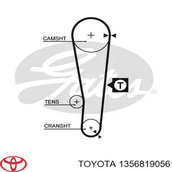 Do koszyka 1356819056 Toyota Pasek rozrządu