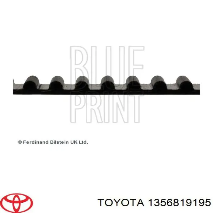 Pasek rozrządu 1356819195 Toyota
