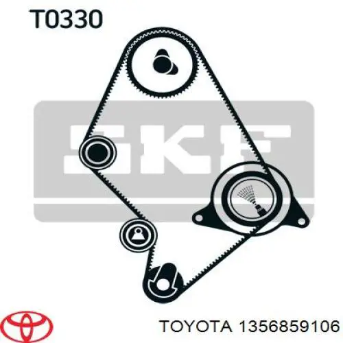 1356859106 Toyota Pasek rozrządu