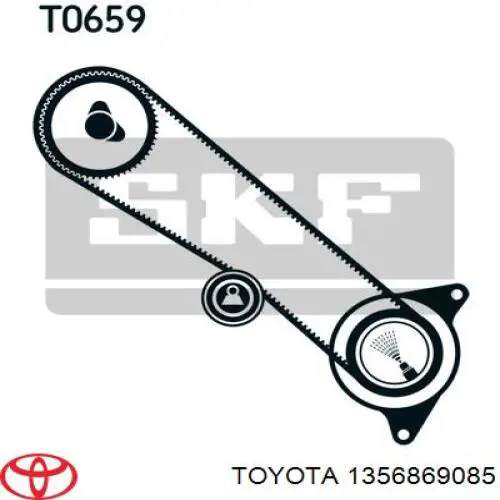 Pasek rozrządu Toyota 1356869085 cena, od 33,50 USD